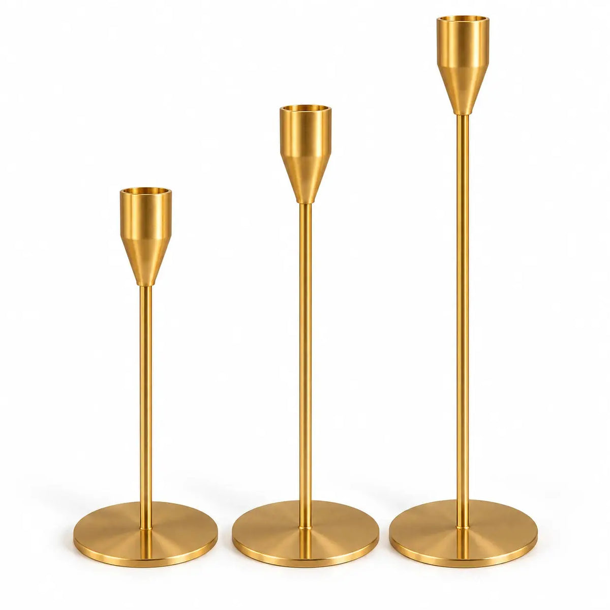 Luxury Modern Candle Holder Set – 3 Piece Decorative Stand