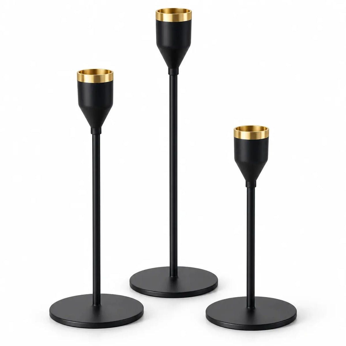 Luxury Modern Candle Holder Set – 3 Piece Decorative Stand