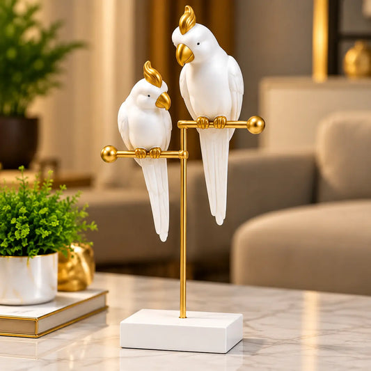 Elegant Bird Decorative Stand | Modern Luxury Home Decor