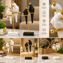 Elegant Bird Decorative Stand | Modern Luxury Home Decor