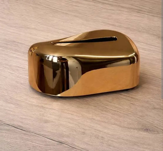 Luxury Gold Tissue Box Cover – Modern Home Decor